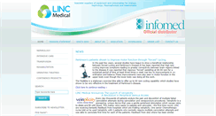 Desktop Screenshot of linc-medical.co.uk