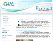 Tablet Screenshot of linc-medical.co.uk